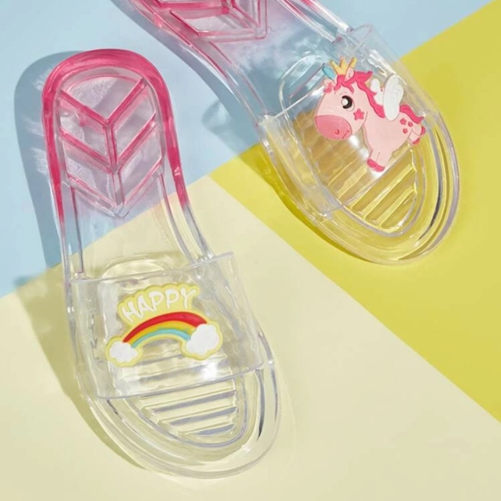 Girls unicorn jelly sides